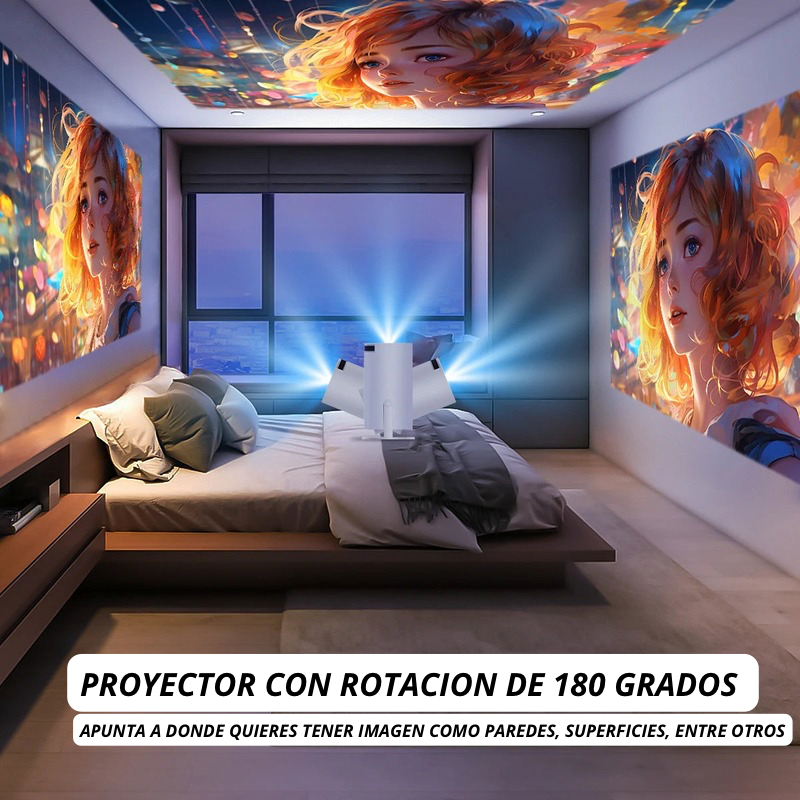 PROYECTOR SMART 4K HY300 PRO WIFI BLUETOOTH