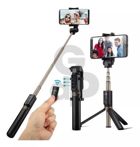 PALO SELFIE CON TRÍPODE Y CONTROL REMOTO F10🤳🏼