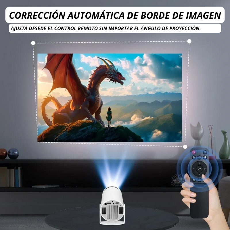 PROYECTOR SMART 4K HY300 PRO WIFI BLUETOOTH