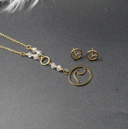 JUEGUITO CORBATIN MURANO OLA BLANCO