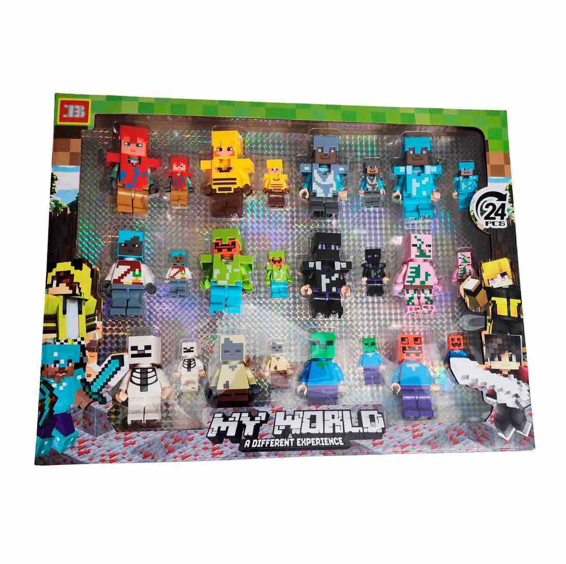 FIGURA MINECRAFT COLECCIONABLE X 24 PERS