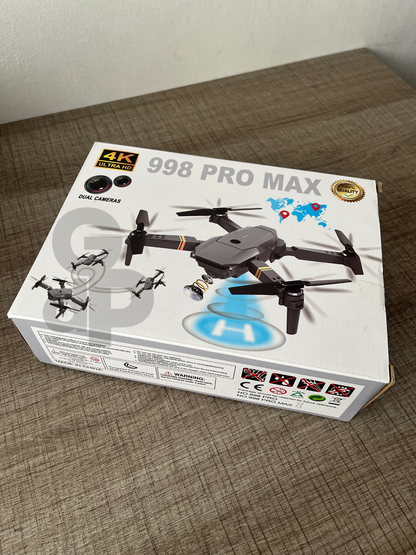 DRONE EACHINE WIFI FPV 998PRO MAX CON DOBLE CÁMARA HD Y TRIPLE BATERÍA 3️⃣🚁🛜